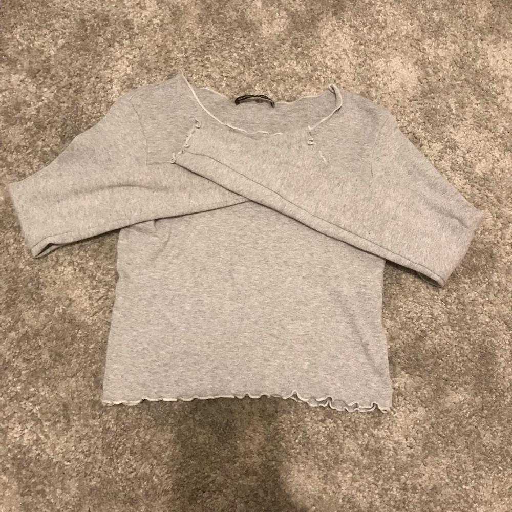 gray lettuce rimming top